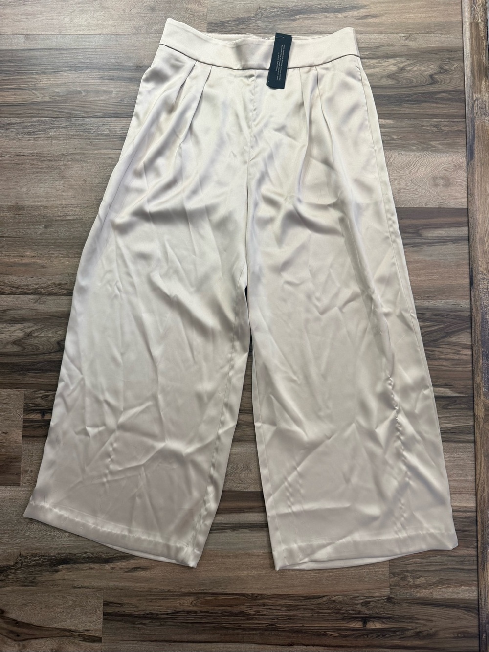 Banana Republic Champagne Wide-Leg Trousers
